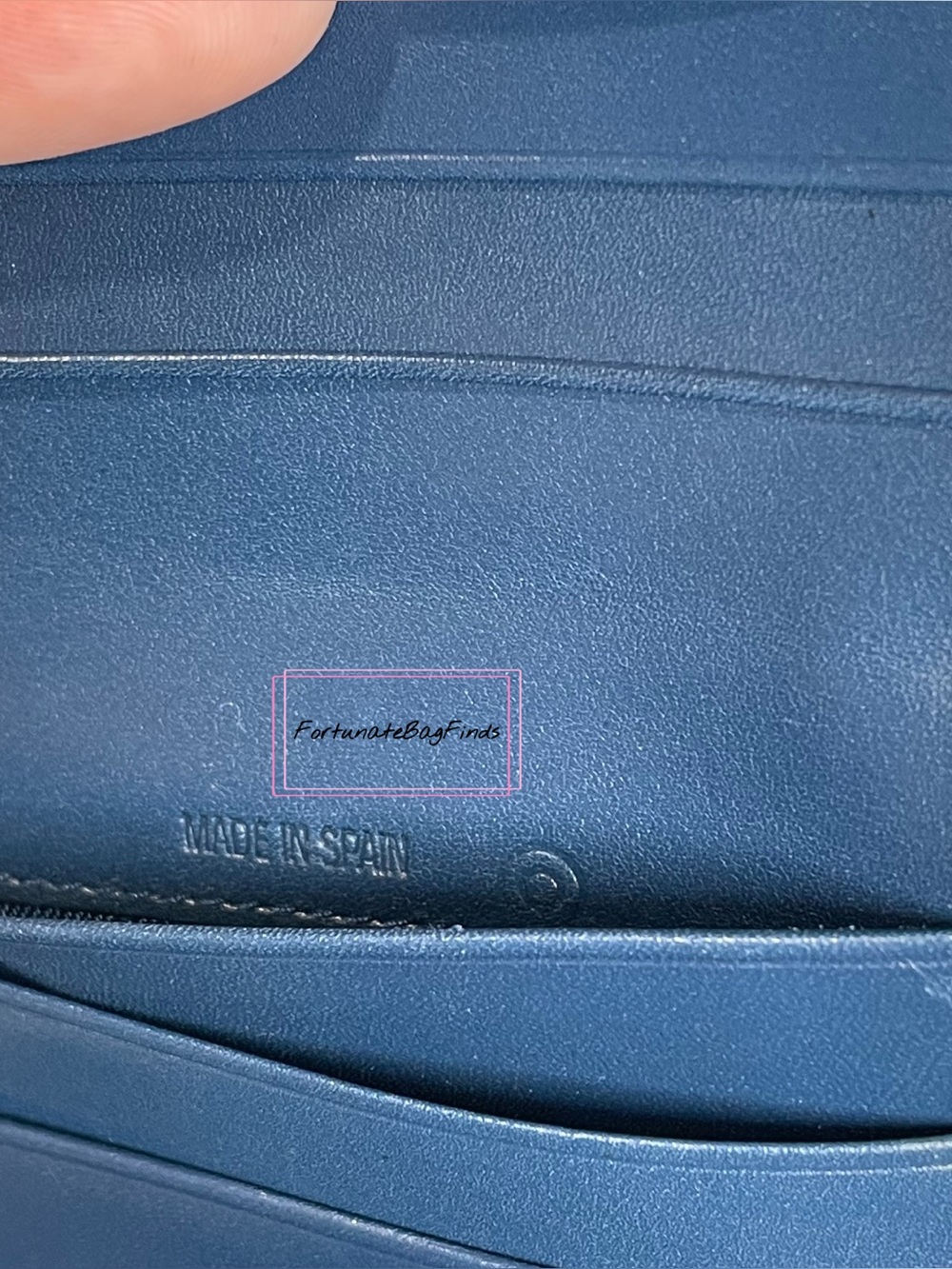 Vintage Coach Wallet 7815 Periwinkle Pool Blue - Picture 14 of 14